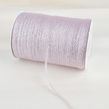 (pink) 3mm Glitter Ribbon for Christmas & Wedding Decor