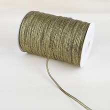 (dark green) 3mm Glitter Ribbon for Christmas & Wedding Decor
