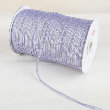 (purple) 3mm Glitter Ribbon for Christmas & Wedding Decor