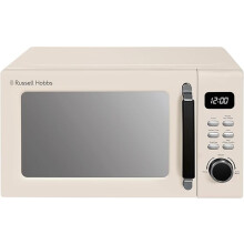 Cream Digital Microwave, 5 Power Levels, Mirror Finish, 8 Auto Cook Settings RHM2026C STYLEVIA 20 Litre 800 W