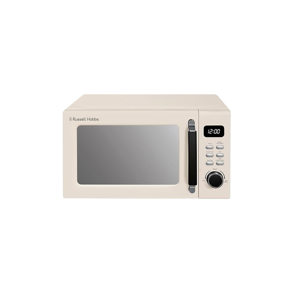 Cream Digital Microwave, 5 Power Levels, Mirror Finish, 8 Auto Cook Settings RHM2026C STYLEVIA 20 Litre 800 W