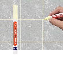 (Beige) Beautiful Gap Pen Ceramic Tile Floor Tile Special Furniture Complementary Pen Color-changing Gap Correcting Pen Quick-drying