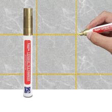 (gold) Beautiful Gap Pen Ceramic Tile Floor Tile Special Furniture Complementary Pen Color-changing Gap Correcting Pen Quick-drying