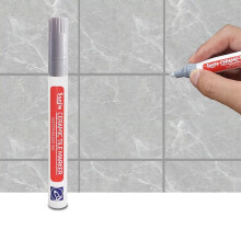 (Grayish) Beautiful Gap Pen Ceramic Tile Floor Tile Special Furniture Complementary Pen Color-changing Gap Correcting Pen Quick-drying