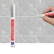 (argent) Beautiful Gap Pen Ceramic Tile Floor Tile Special Furniture Complementary Pen Color-changing Gap Correcting Pen Quick-drying