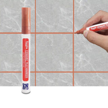 (brown) Beautiful Gap Pen Ceramic Tile Floor Tile Special Furniture Complementary Pen Color-changing Gap Correcting Pen Quick-drying