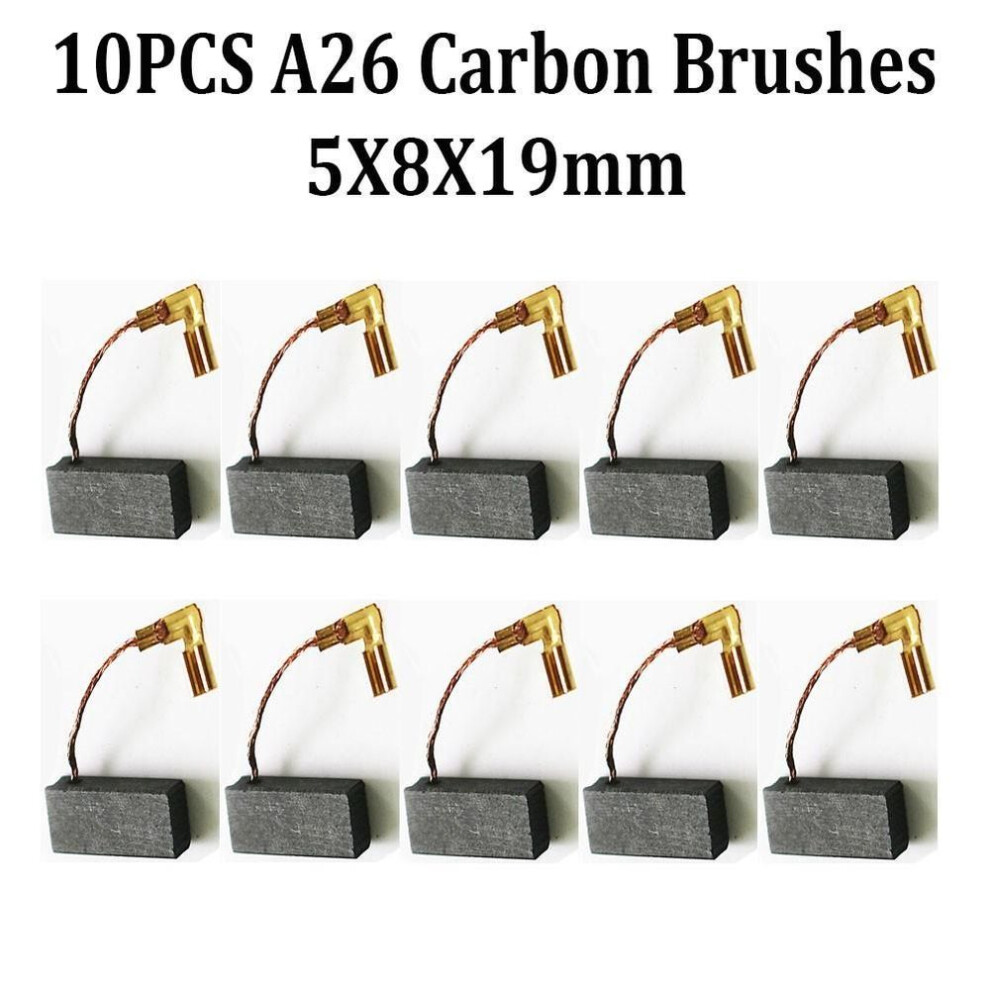 10 Pcs Motor Carbon Brushes For Electric Motor Tool Repair