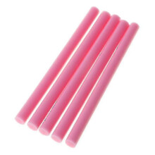 (Pink) 5pcs Hot Melt Glue Stick Colorful 7x100mm Adhesive For Diy Craft Toy Repair Tool