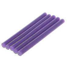 (Purple) 5pcs Hot Melt Glue Stick Colorful 7x100mm Adhesive For Diy Craft Toy Repair Tool