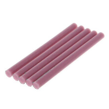 (Fleshy purple) 5pcs Hot Melt Glue Stick Colorful 7x100mm Adhesive For Diy Craft Toy Repair Tool