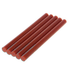 (Coffee) 5pcs Hot Melt Glue Stick Colorful 7x100mm Adhesive For Diy Craft Toy Repair Tool