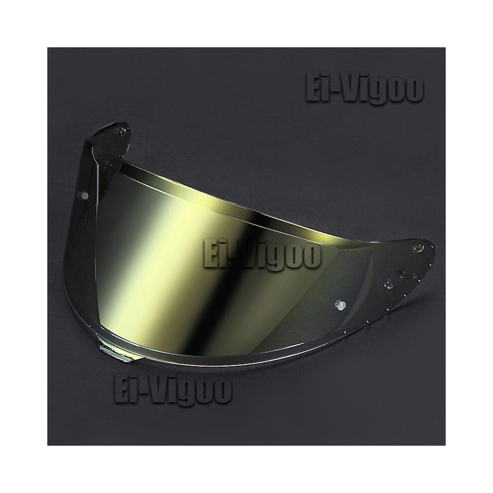 (Revo ) For Shoei Rf1400 Nxr2 Cwr-F2 Cwr-F2r Z8 X15 X-Fifteen X-Spr Pro Helmet Visor Lens Shield Sunscreen Windshield Uv Protection Moto Gold