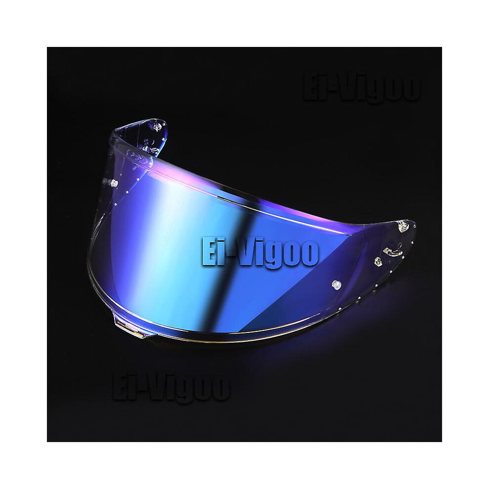 (Revo ) For Shoei Rf1400 Nxr2 Cwr-F2 Cwr-F2r Z8 X15 X-Fifteen X-Spr Pro Helmet Visor Lens Shield Sunscreen Windshield Uv Protection Moto Blue