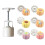 Circular Flower Mooncake Molds Set, Mooncake Decoration 1