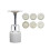 Circular Flower Mooncake Molds Set, Mooncake Decoration 2