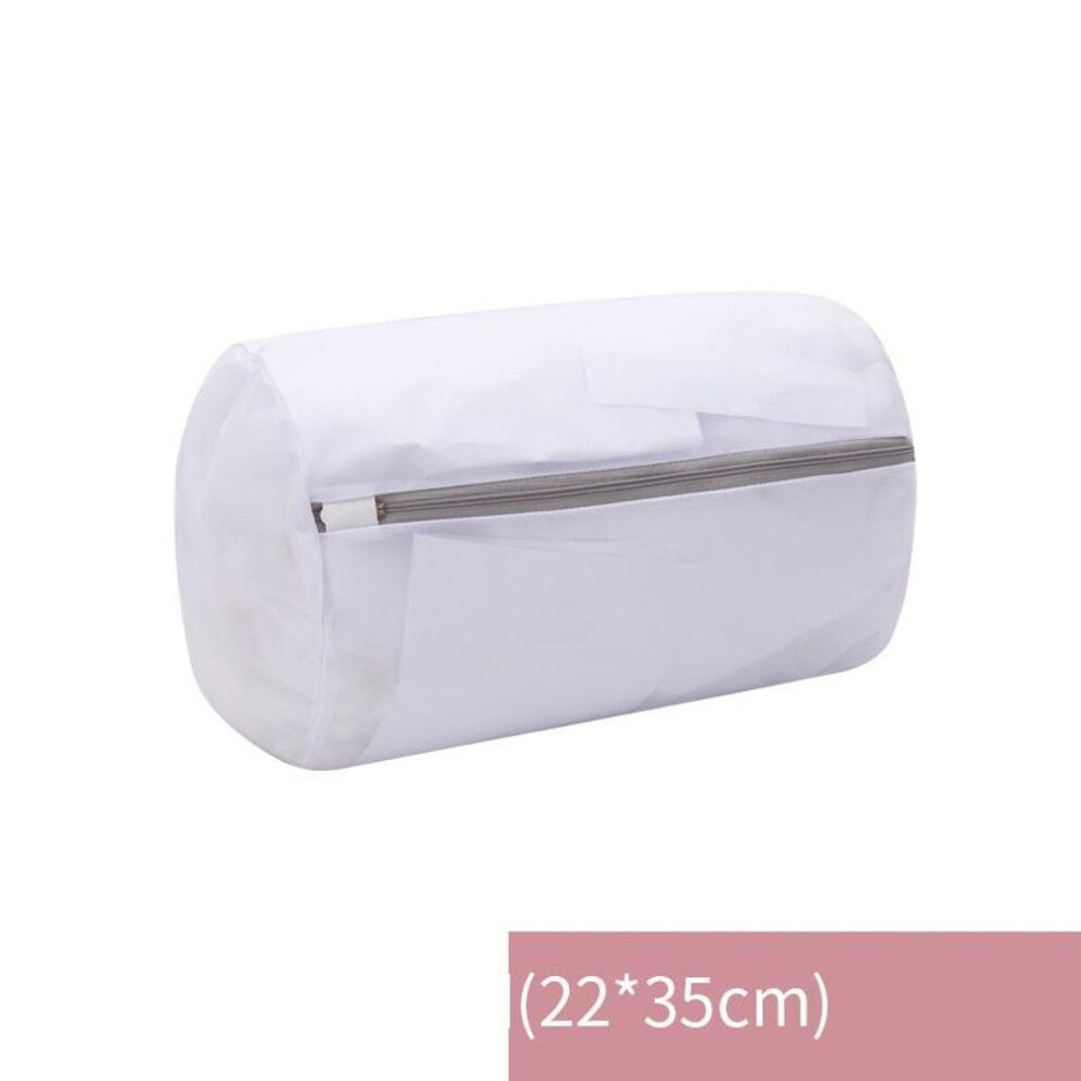 (Fine mesh Cylinder) Mesh Laundry Bag Polyester Wash Bags Coarse Net Basket For Washing Machines Bra High Resilience Eco-friendly Underwear Grid