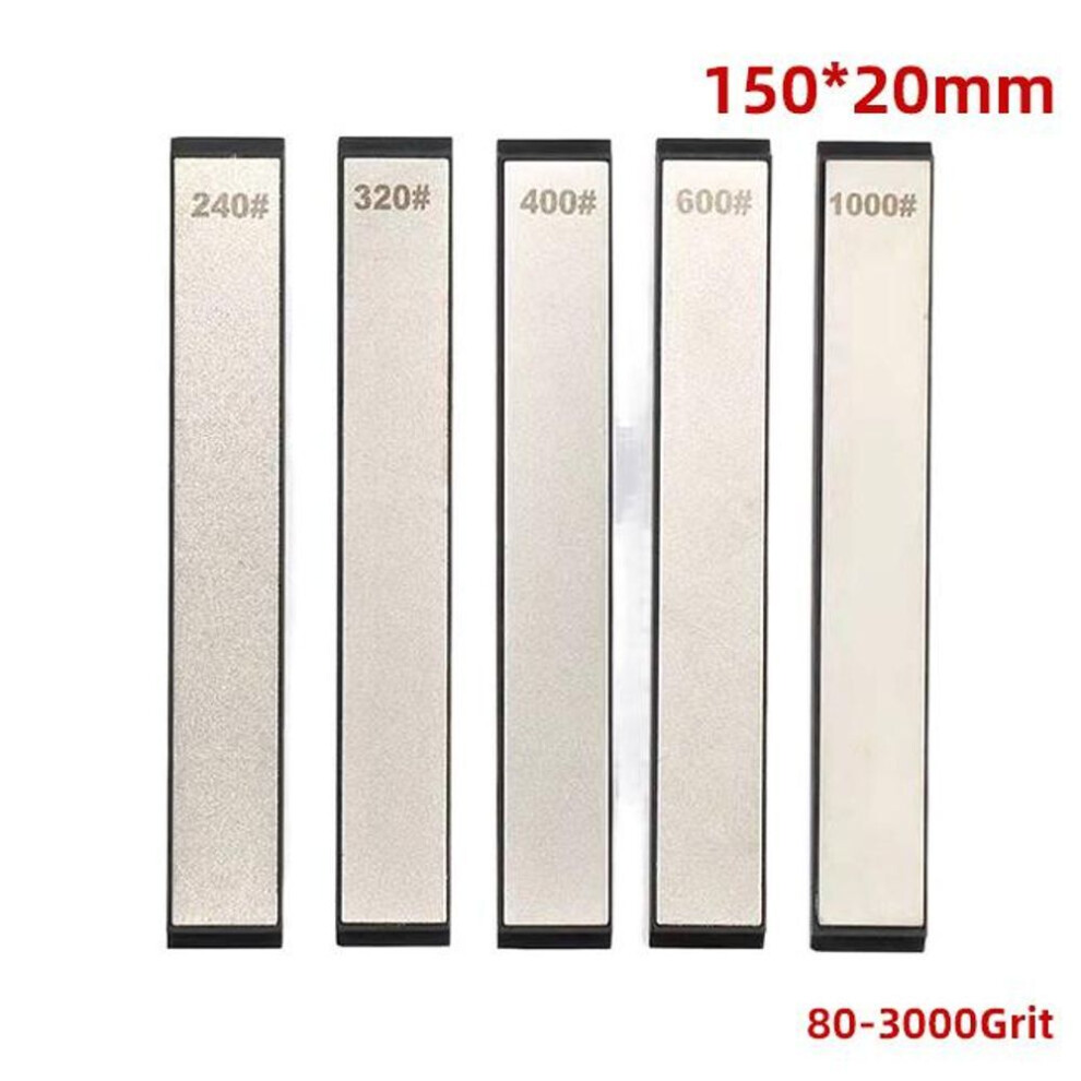 (150X20mm 1000Grit) Diamond Sharpeners Household Kitchen Quick Sharpening Tools 80-3000# Scissors Other Stones Stone Whetstone Sharpener Knife Set Fixed Angle Knives