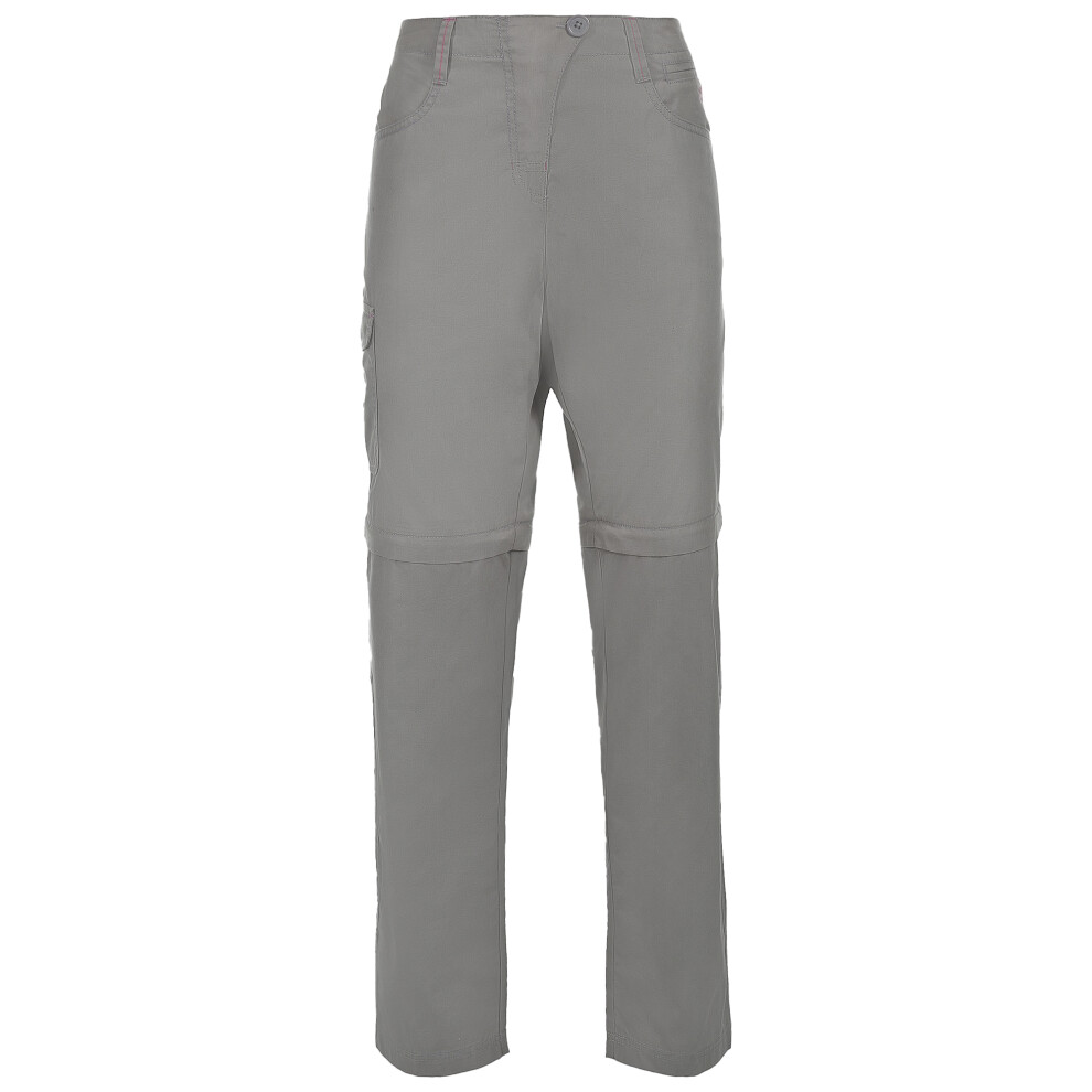(XS, Storm Grey) Trespass Womens/Ladies Rambler Convertible Hiking Trousers