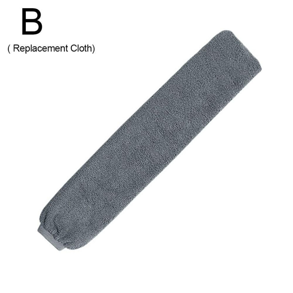 (B) Pliable Air Conditioning Vent Car Bed Gap Dust Cleaner Dust Brush Cleaning Mop Crevice Sweeper