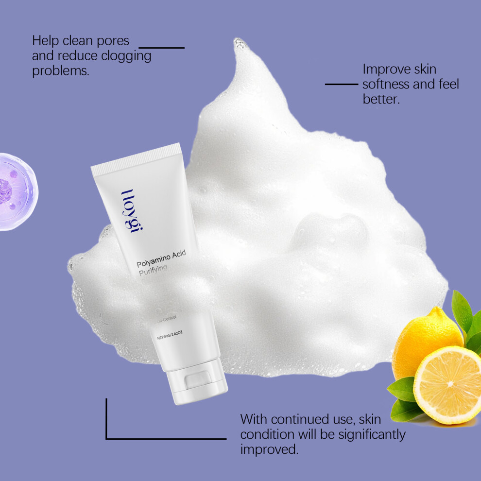 HOYGI Facial Cleanser Mild Cleansing Moisturizing Facial Cleanser