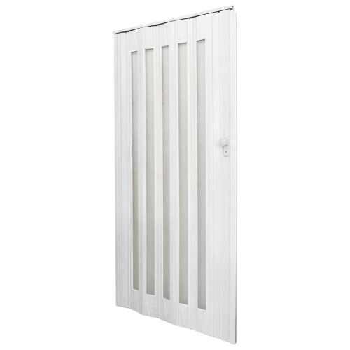 White Translucent Acrylic Folding Sliding Door 10mm