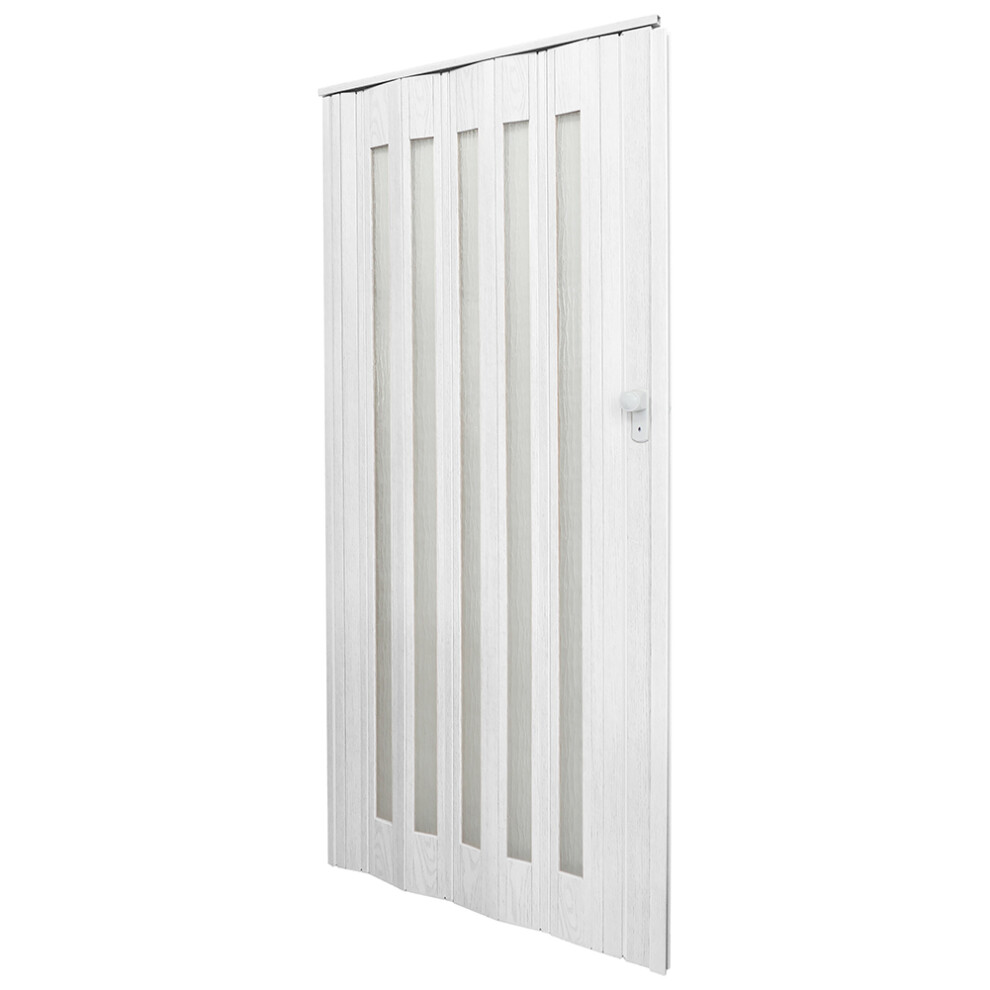 White Translucent Acrylic Folding Sliding Door 10mm