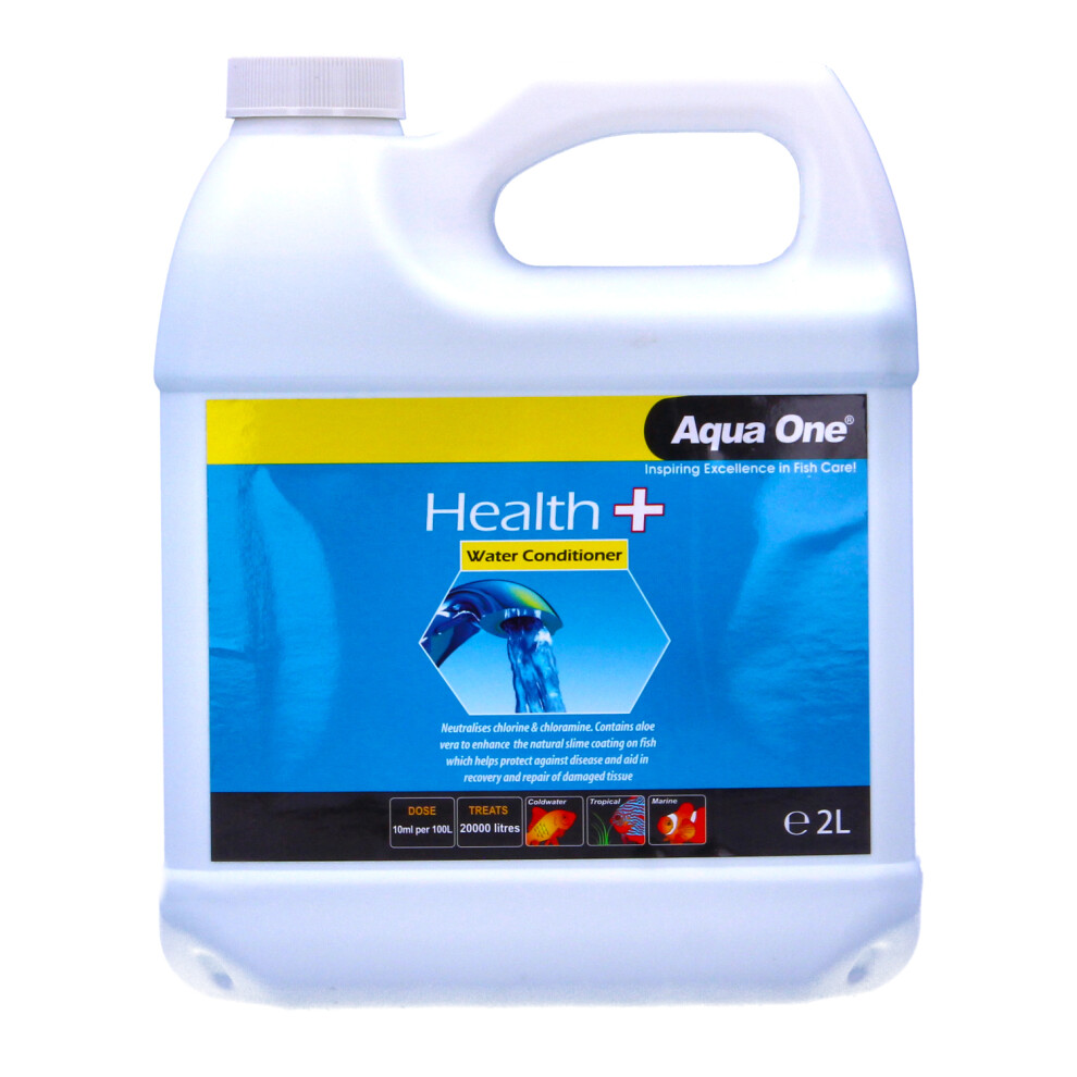 (Aqua One Health 2L) Aqua One Health and Bio Starter Water Conditioner Ammonia Remover 2L