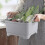 (Gray) Dishwashing Bowl With Bottom Drain Plug Dishpan Wash 5
