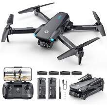 Holy Stone HS290 Foldable Drone with 1080P HD FPV Camera, RC Quadcopter with Optical Flow, APP Control, Tap Fly, 3 Speed Modes, 2 Modular Batteries