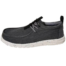 (Black, 47) Dude Wendy Men's Lace-up Loafers Comfortable