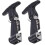 Flexible Stainless Steel T-Handle with Rubber Cap - Tool Box Pull Latches - Black - 2 Pieces 2