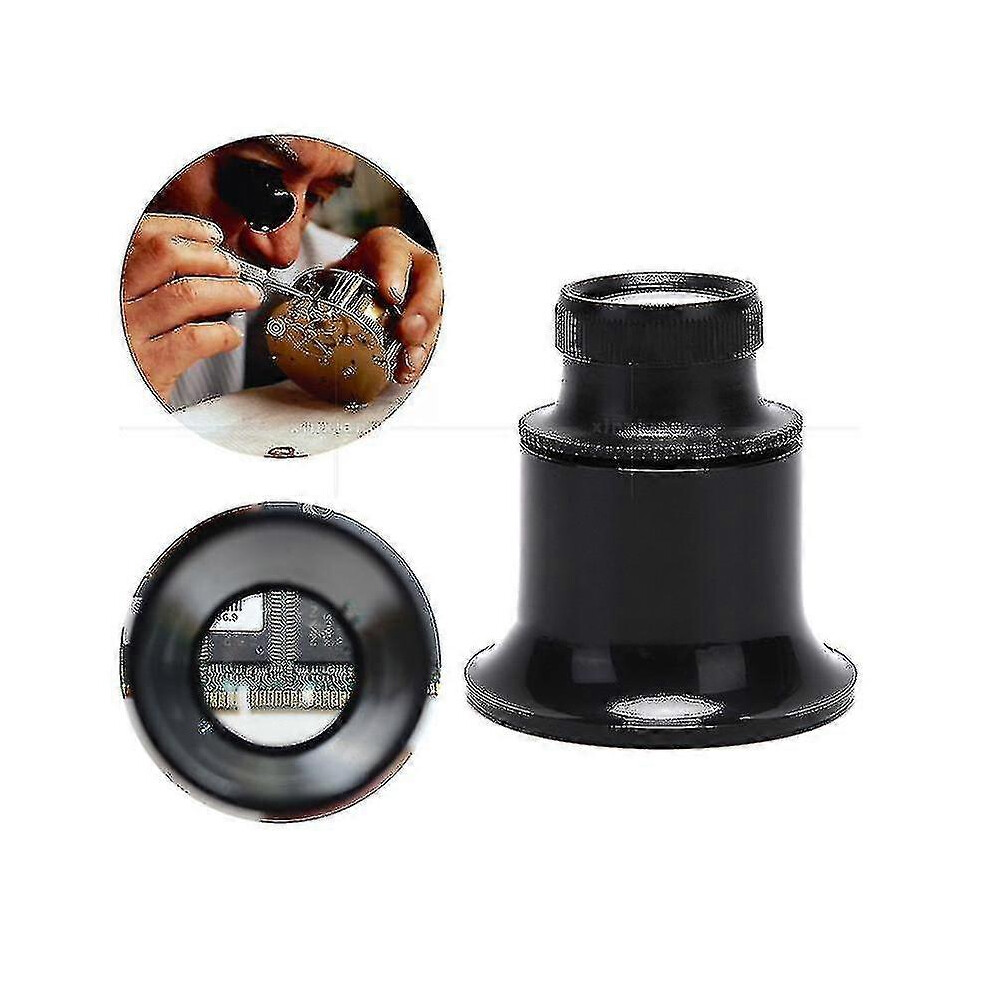 20x Watchmaker Magnifying Glass, Jeweler Inspection Lens Jewelery Loupe for Stamp