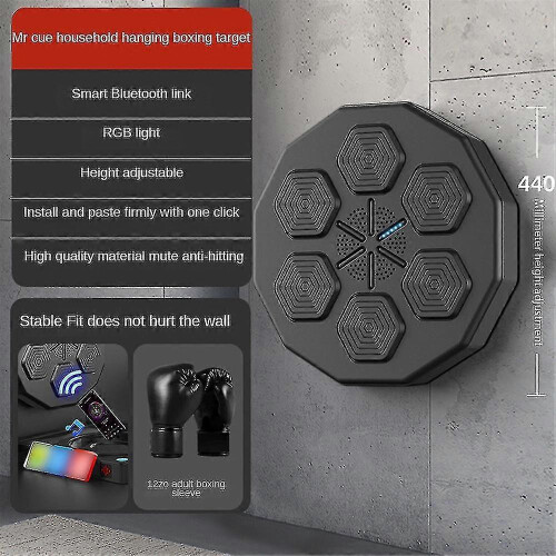 Electronic Wall Target Sandbag Training Music Boxing Machine Sports Home