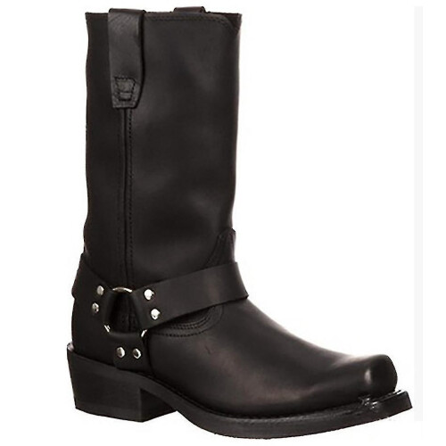(black, EU38) Ladies Harley Davidson Biker Boots Hustin