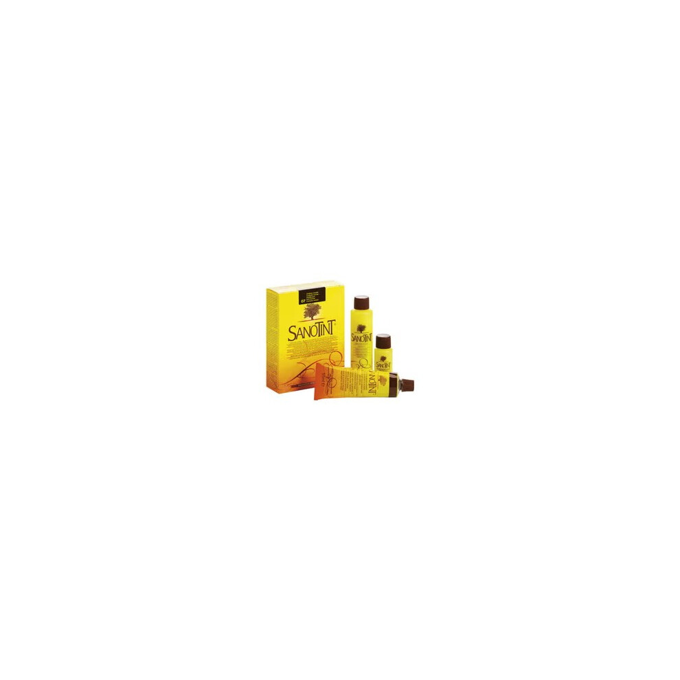Brown Sanotint Classic Italian Natural Permanent Hair Dye Ash Ammonia-Free, Natural & Long-Lasting Color - 125Ml