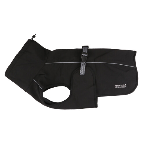 Regatta (S, Black) Regatta Softshell Dog Coat