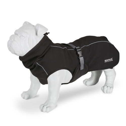 Regatta (S, Black) Regatta Softshell Dog Coat 1