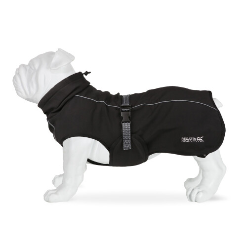 Regatta (S, Black) Regatta Softshell Dog Coat 2