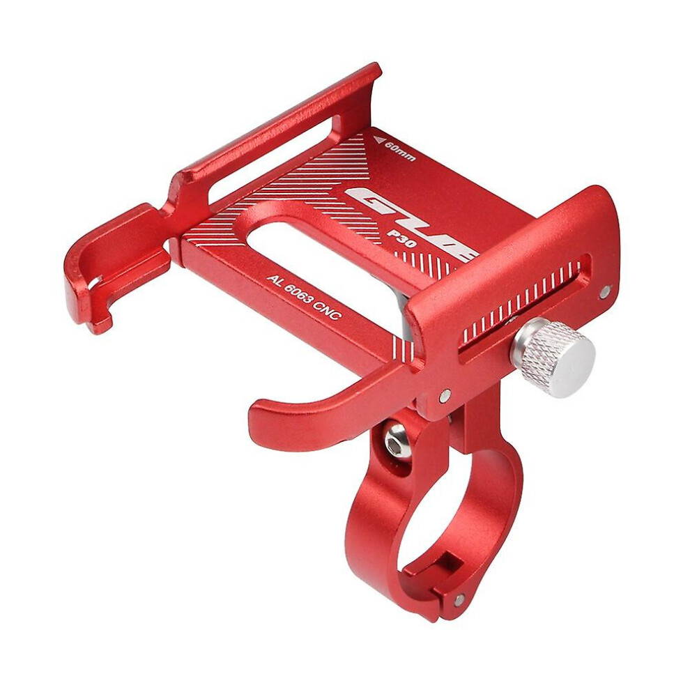 (P30 ) Gub P50 Motorcycle Phone Mount 360Rotating Aluminum Alloy Bike Phone Holder Motorcycle Handlebar Cell Phone Stand For Iphone - Handlebar Acc Red