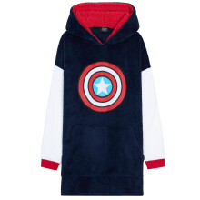 Marvel Oversized Hoodie Blanket for Men - Captain America