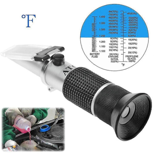 Car Vehicle Battery Antifreeze Fluids Refractometer Glycol Tester - Automatic 1