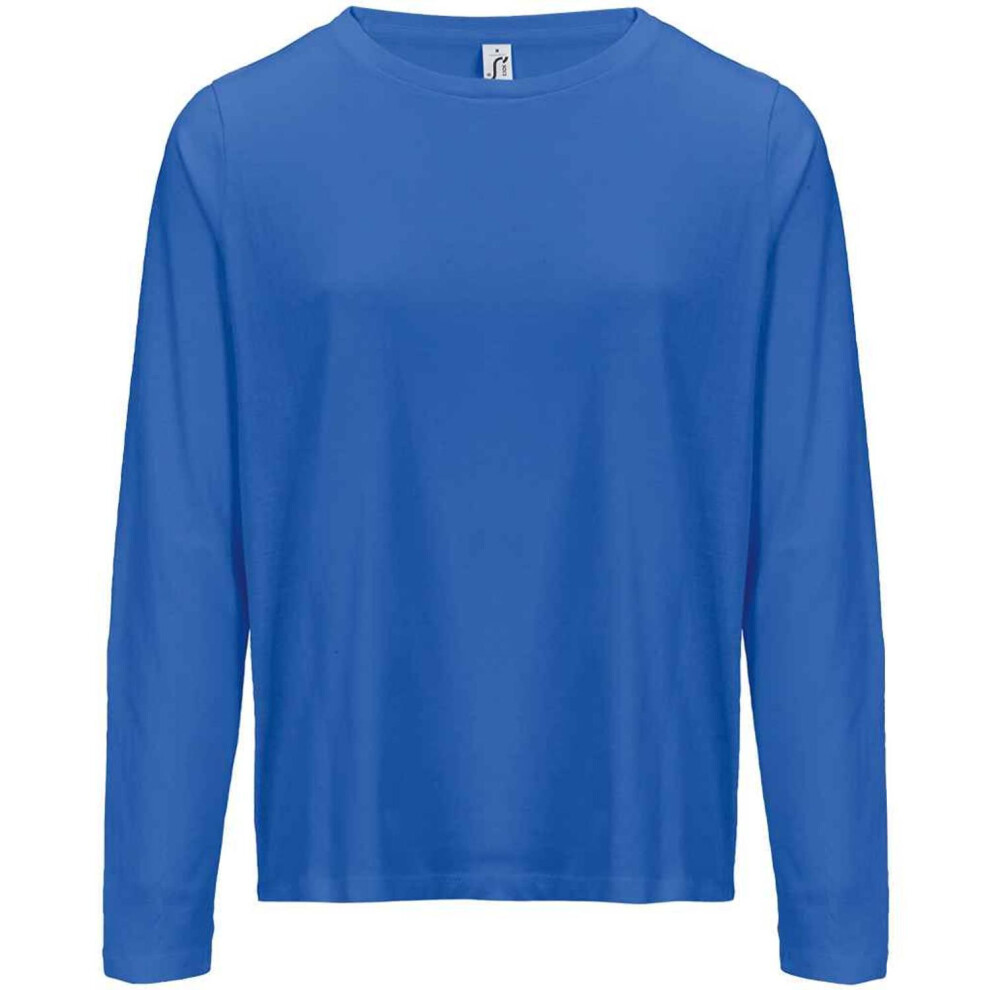 (L, Royal Blue) SOLS Womens/Ladies Monarch Long-Sleeved T-Shirt-image-OPC-PG2SCCS-NEW