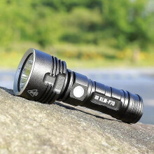 (As show, One size) p70 Torch, 30000-100000 Lumens High Power LED Ultra Bright Waterproof Flashlight, Most Powerful XLM-P70 50W 3-Mode Flashlight (Single Battery, 50W-P70