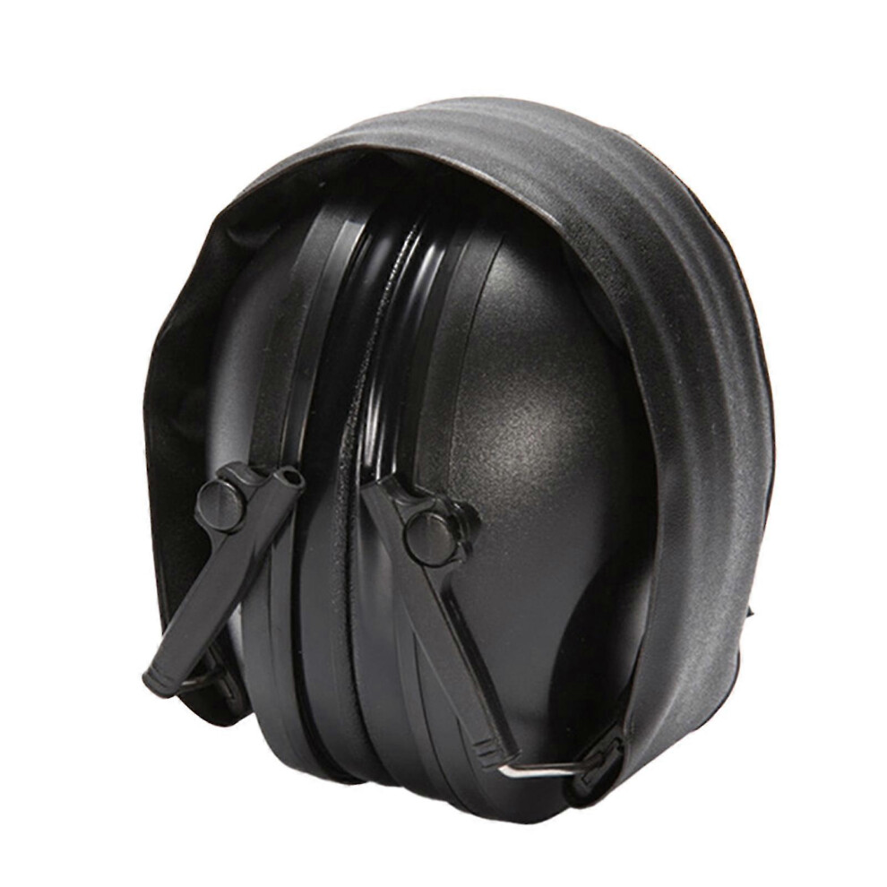 (Black) Ear Muffs For Hearing Protection Comfortable To Wear Hearing Protector For Traveling