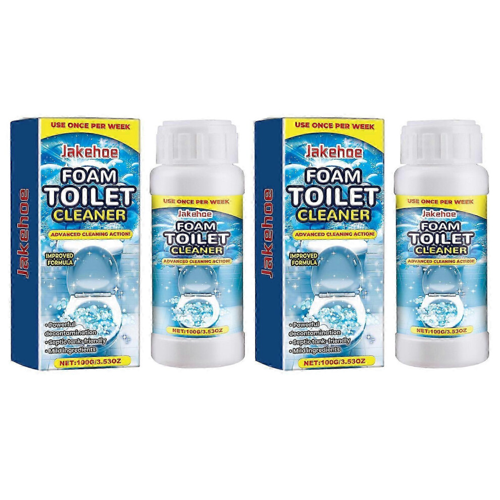 (2pcs) Foam Toilet Cleaner Bathroom Odor Eliminating Tool For Bathroom