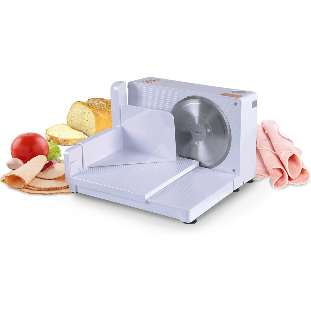 Food Slicer 17cm/6.7" inch Portable Collapsible Electric 230V 50Hz 120 Watt Meat Deli Cheese Stainless Steel RSG Solingen Blade