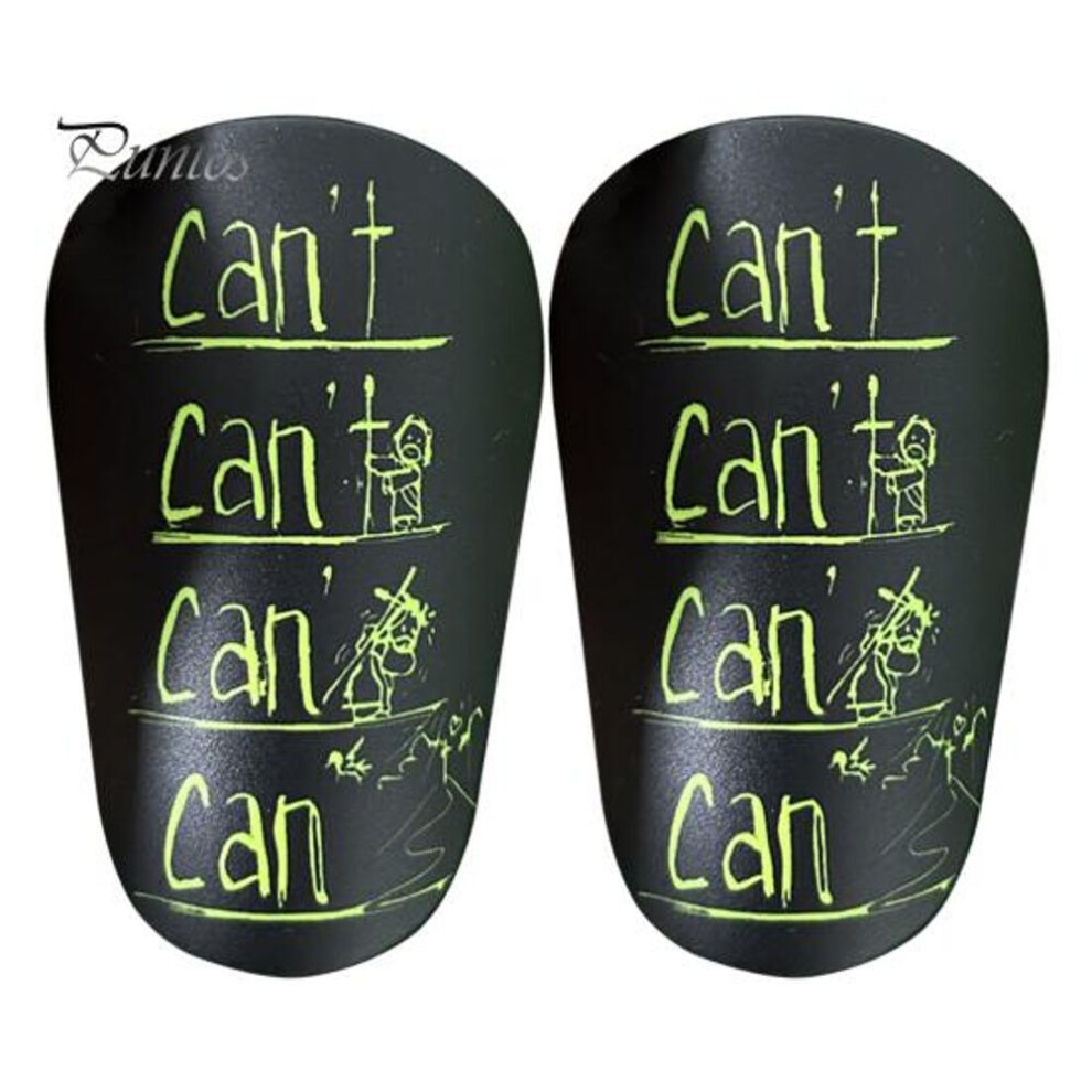 (green,black, L) Mini Football Shin Guards Professional Non-slip Soccer Shin Pads Impact-resistant Shell Leg Protection With Eva Cushioning For Kids Adults Football