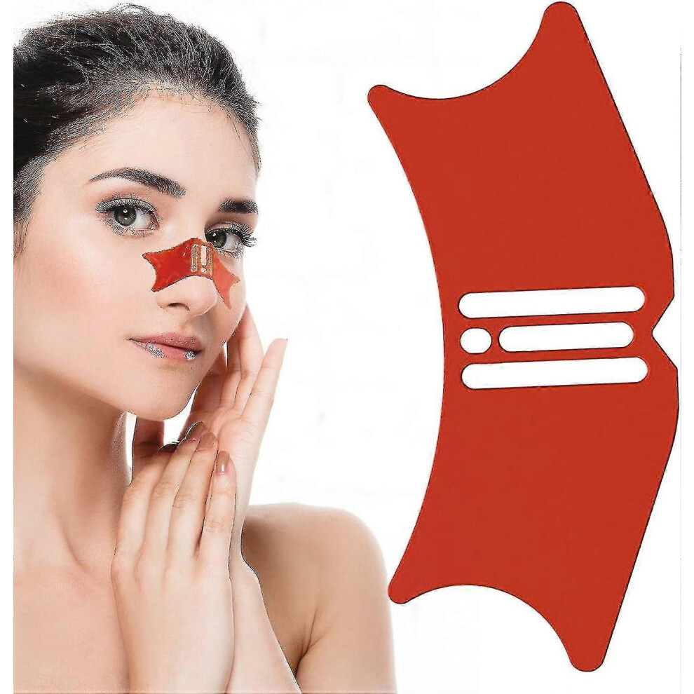 (3Pcs Orange) 3pcs Silicone Eyeliner Stencils, Nose Shadow Stencil, Eye Makeup Tool, Eyeliner Guide Template, Quick Makeup Tool For Beginners