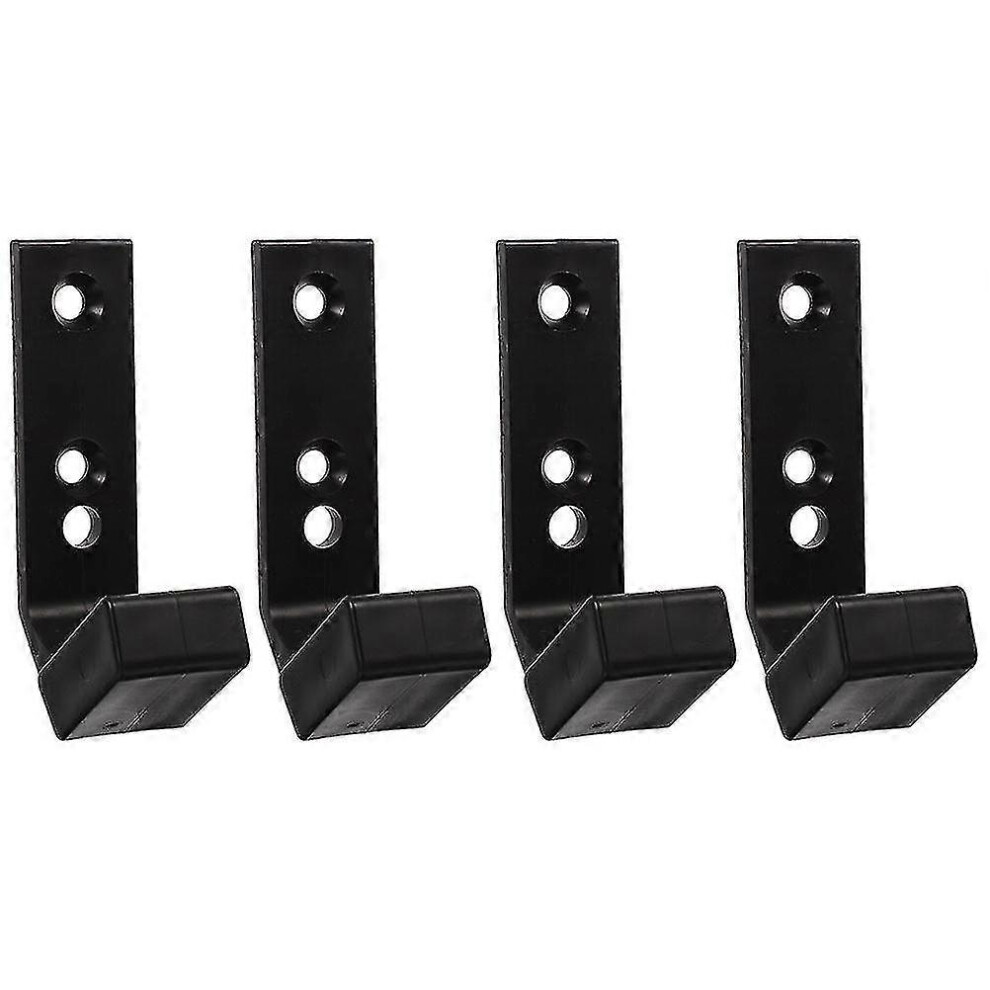 4pcs Barbell Hanger Garage Gym Bar Wall Rack Barbell Mount Rack for Commercial Barbell Use-Good