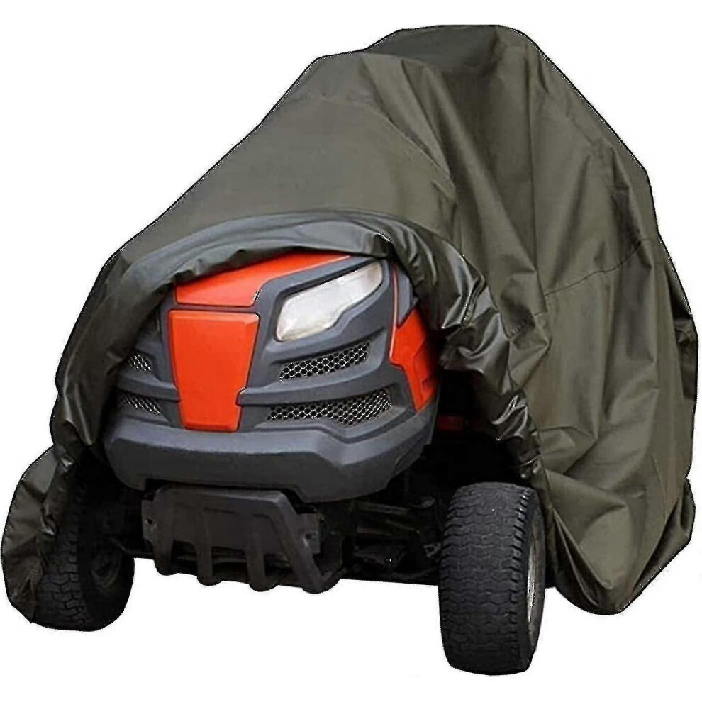 Lawn Mower Cover Waterproof Winter Tarp Lawn Tractor Cover Garden Mower Dust Cover Weather Cover-Good